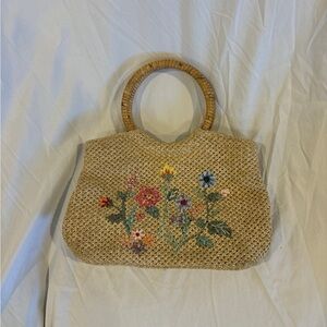 Fairycore Wildflower Woven Purse